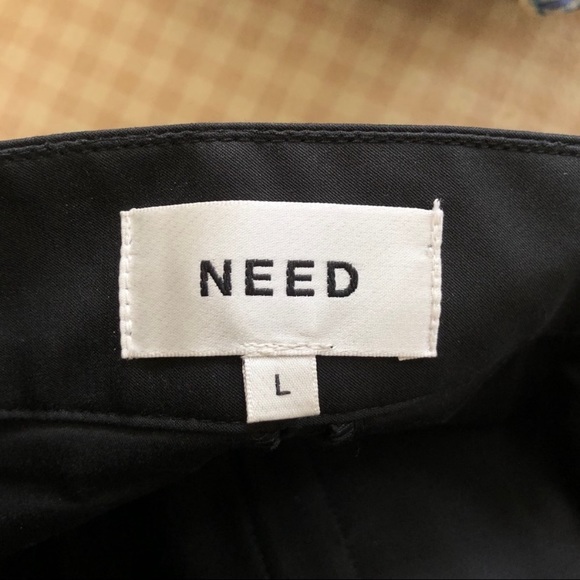 NEED Need Supply Co. High Rise Wide Leg Pleated Pants L - Picture 5 of 5